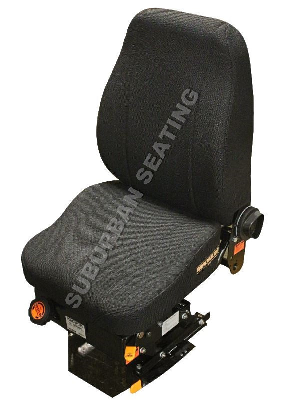 Seats Inc Magnum 200 Mechanical Suspension Seat in Black Tufftex Cloth