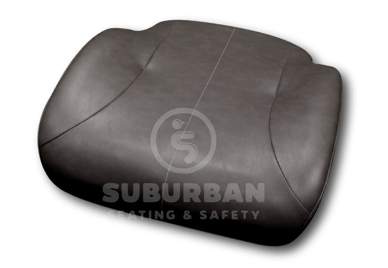 National 21 Wide Replacement Truck Seat Cushion in Charcoal Vinyl