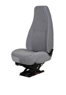 Bostrom T910 High Back Low Profile Truck Seat in Gray Mordura Cloth PN 2343071-552