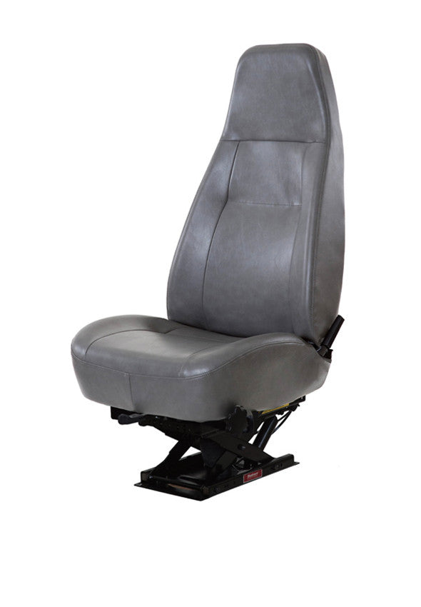 Bostrom T910 High Back Low Profile Truck Seat in Gray Vinyl – PN 2343071-546