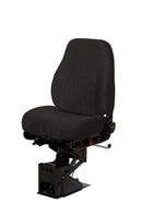 National Captain Mid Back Truck Seat in Black Mordura Cloth - PN 50765.065