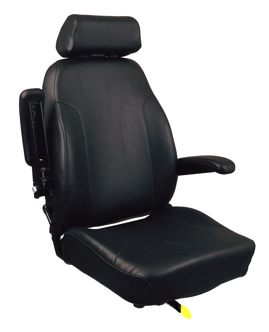 Seats Inc Deluxe Trimline Universal Seat in Black Vinyl