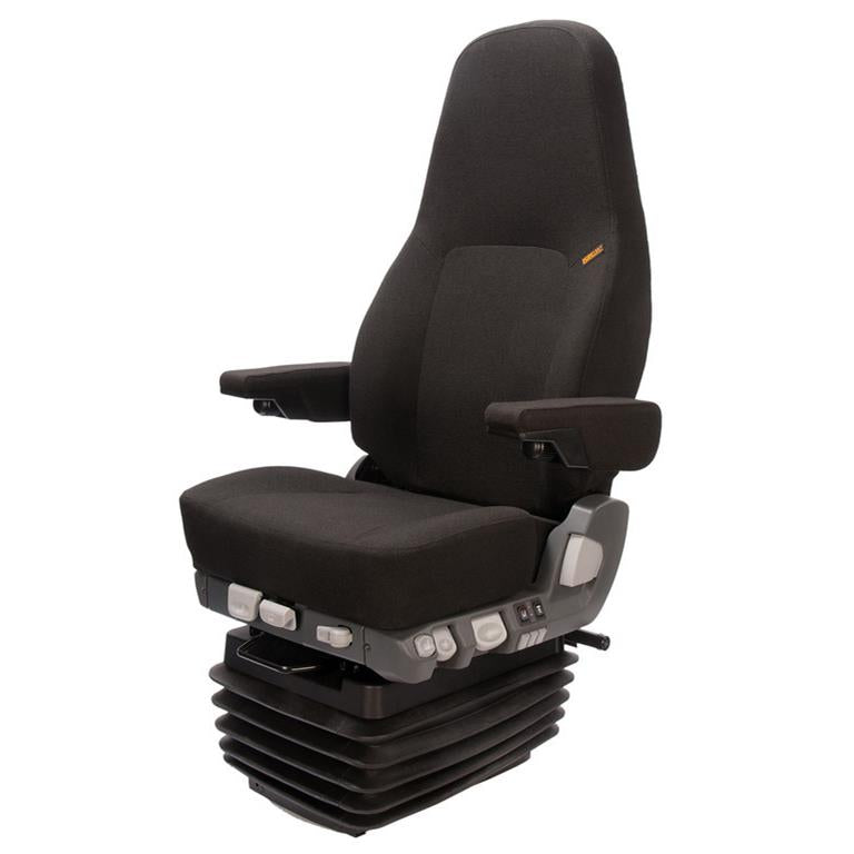 ISRI 5030/880 Premium Truck Seat in Black Cloth with Swivel & Dual Arms