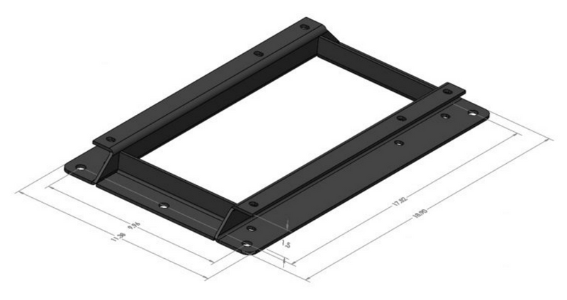 Volvo VN Adapter Bracket for ISRI 5030 & 6860 Series Seats PN 943642-03