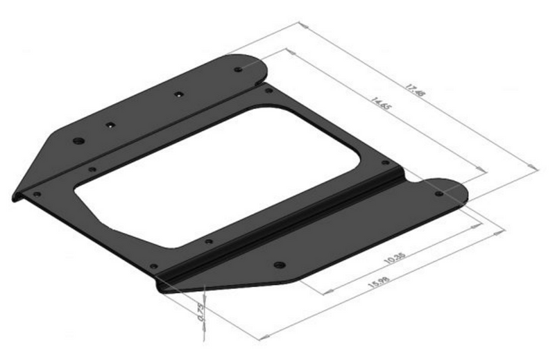 International Wide Mount Adapter Bracket for ISRI 5030 & 6860 Series Seats