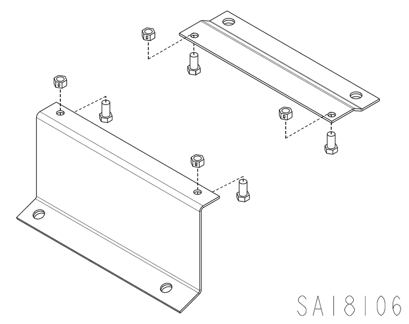 Freightliner M2 Adapter Bracket for Sears Elite 80 & Atlas II