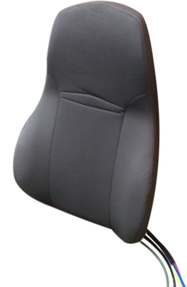 National Premium 2000 Replacement Backrest Cushion Assembly in Gray Cloth & Vinyl