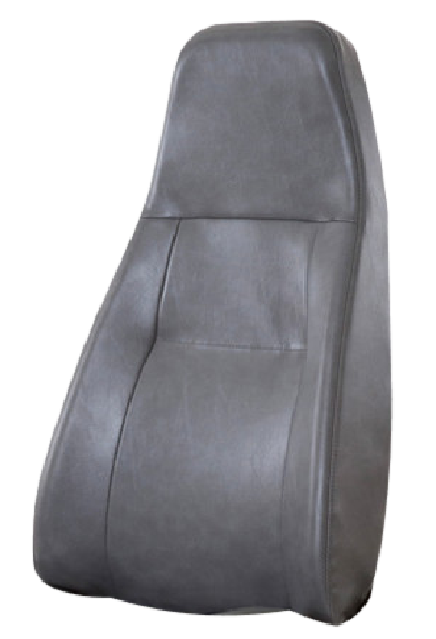 Bostrom T-Series Replacement High Back Cushion Upholstery in Gray Vinyl (Cover ONLY)  - 6235225-546