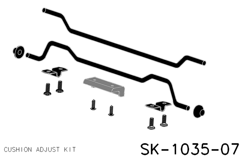 National Fore/Aft Cushion Extension Adjustment Kit