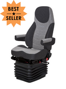 National Corsair in Black & Gray Mordura Cloth with Suspension Cover, Backcycler & Dual Arms – P/N 51100.665CB