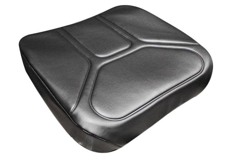 Replacement Seat Cushion for MX-175 Nissan Forklift Seats in Black Vinyl
