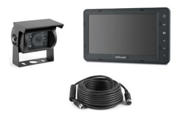 Brigade Electronics - Single Camera Backup System with 7" Screen