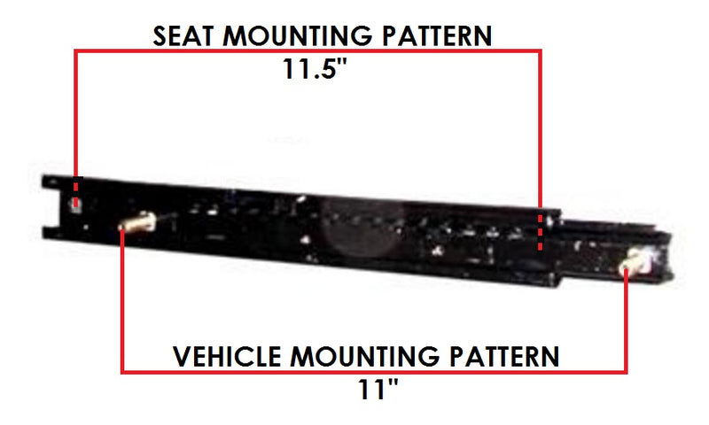 Universal Slide Rail Set with Front-Access Handle