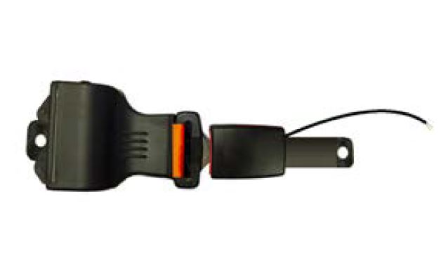 Forklift 55" Retractable 2 Point Seat Belt with Sensor - Orange