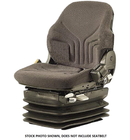 Grammer MSG 95G/721 – 12V Compressor- Off Road Suspension Seat in Black & Gray Matrix Cloth – PN 1318194