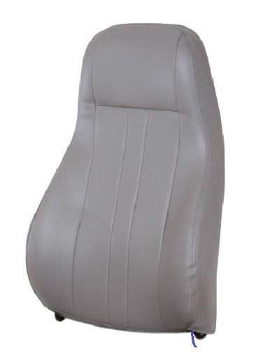 National Captain Replacement Backrest Cushion Assembly in Gray Vinyl