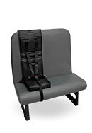 HSM C.E. White Co. Portable Child Restraint for School Bus Seats - Black Vinyl