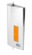 MotoMirror Aero Style Heated & Motorized Truck Mirror - Driver Side with Light & Harness – Stainless Steel PN L8-2411