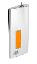 MotoMirror Aero Style Heated & Motorized Truck Mirror - Passenger Side with Light, No Harness – Stainless Steel PN L8-6400