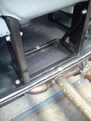 Cutaway Van Center Flip-Up Seat with 2-Point Seat Belt in Gray Vinyl