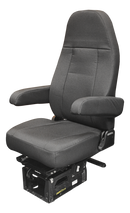 Sears Sentry Truck Seat in Black Cordura Cloth with Dual Arms PN 52A23WMBNNNN