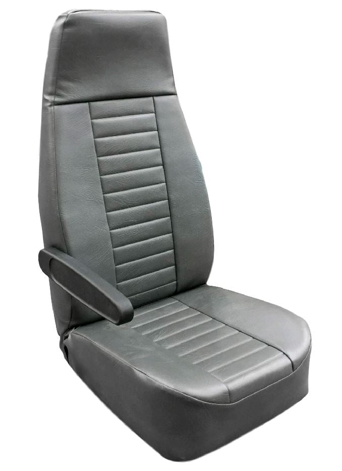 Ford E-Series Van Replacement Driver Seat in Gray Vinyl (For Non "Cutaway" Vehicles)