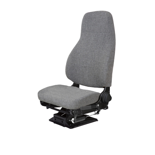 National Ensign EZ-Air Seat with 2011 & Up Ford F650/F750 Mount - Grey Cloth with LH Hand Pump