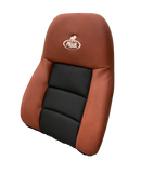 Sears Mack OE Style Replacement Backrest in Burnt Sienna Vinyl w/ Cloth Insert