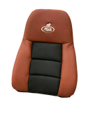 Sears Mack OE Style Replacement Backrest in Burnt Sienna Vinyl w/ Cloth Insert