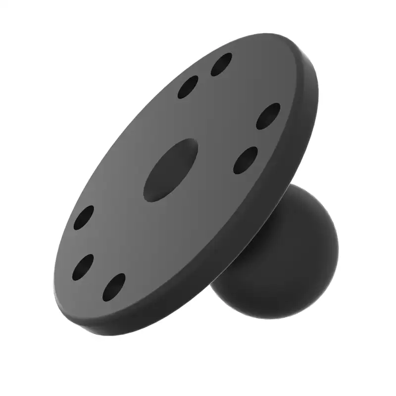 RAM® Round Plate with Ball - Marine-Grade Aluminum - P/N: RAM-B-202U