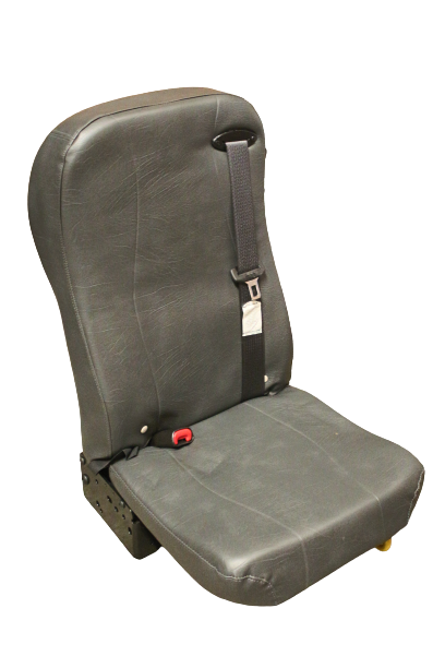 AbiliTrax 3PT Flip Seat in Gray Vinyl for use with Step N Lock Legs w/CRS