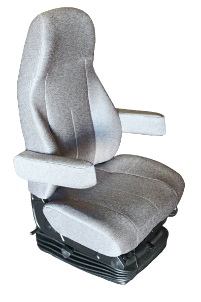 National HP3 23” Air Seat in Grey Mordura Cloth with Dual Armrests